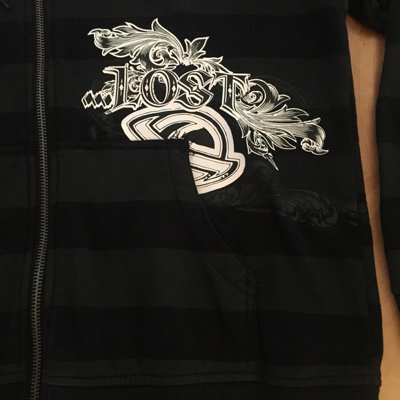 SOLD :-) 2000 Lost World Skate black skull hoodie - Picture 2 of 8